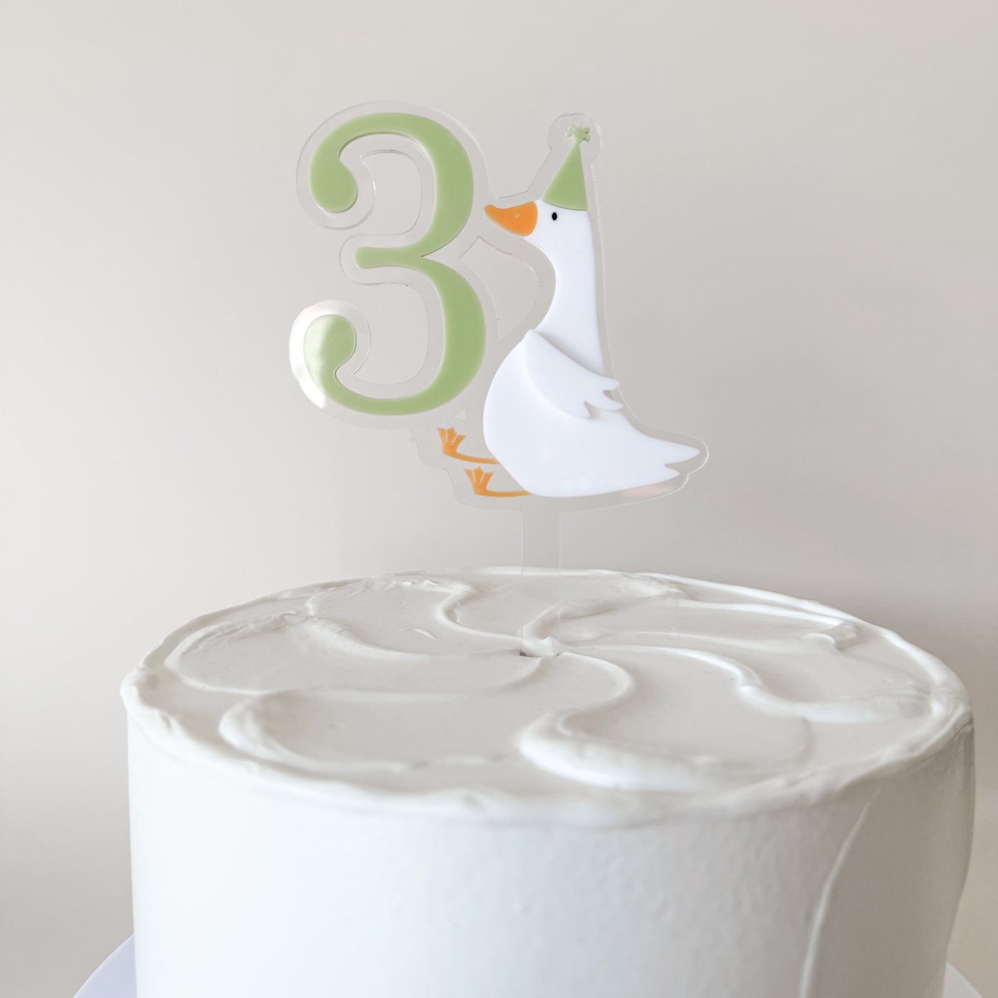 Silly Goose Cake Topper