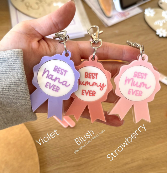 Worlds Best Medal Keyring