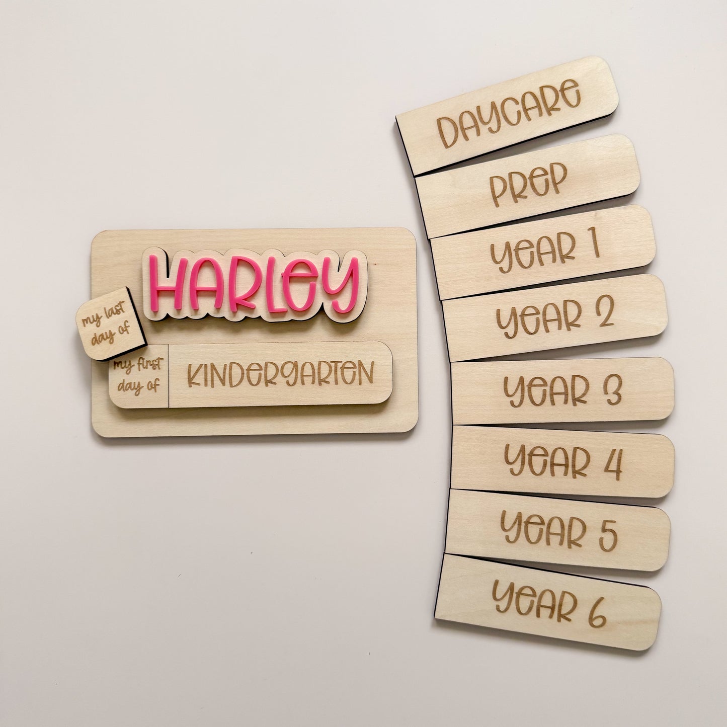 First Day Of Board w/ Engraved Year Plaques