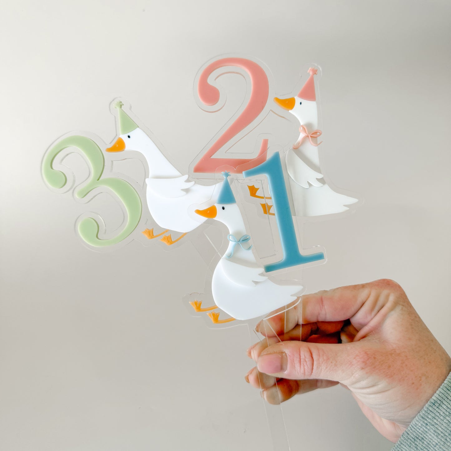 Silly Goose Cake Topper