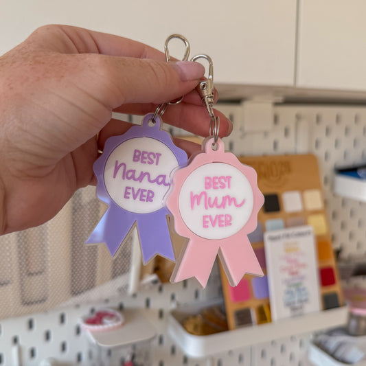 Worlds Best Medal Keyring