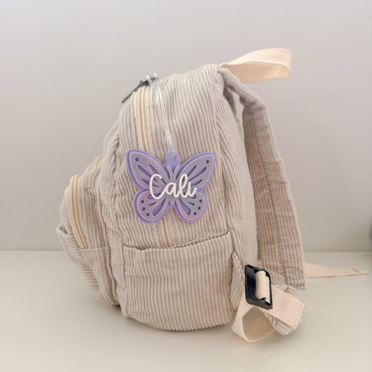 Personalised Butterfly Bag Tag