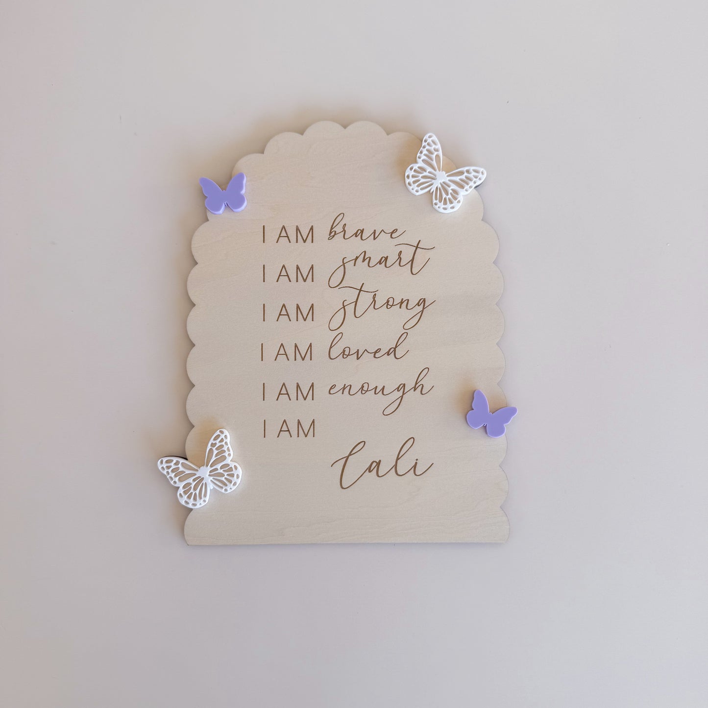 Personalised Affirmation Plaque