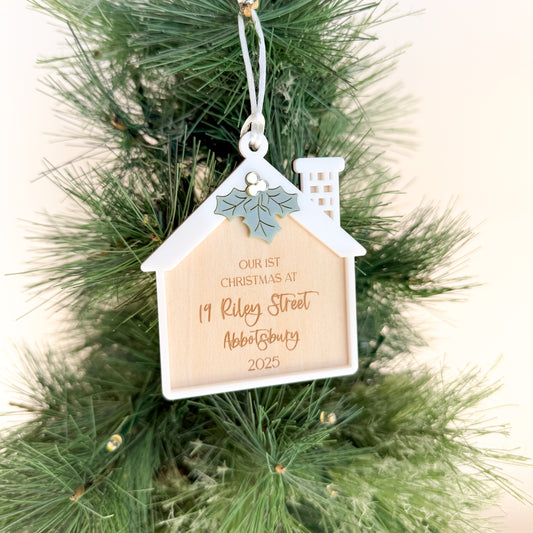 1st Christmas Home Ornament