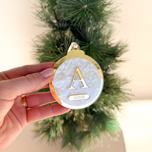 Personalised Pearl Ornament
