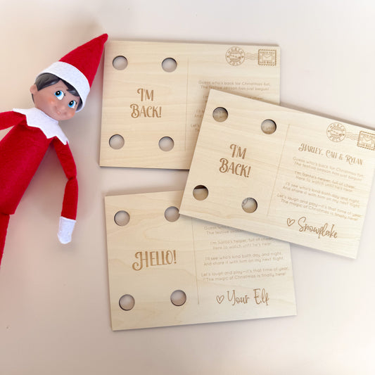 Elf Arrival Postcard