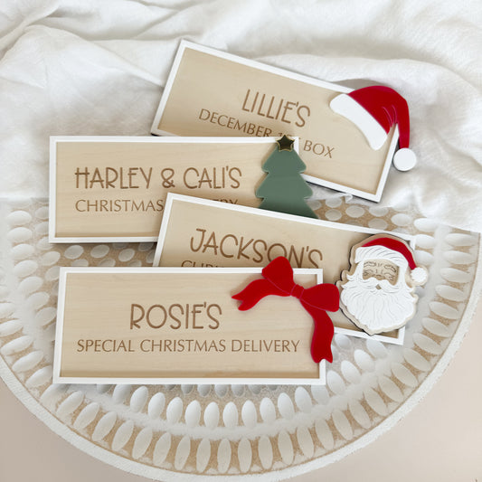 Christmas Crate Plaque