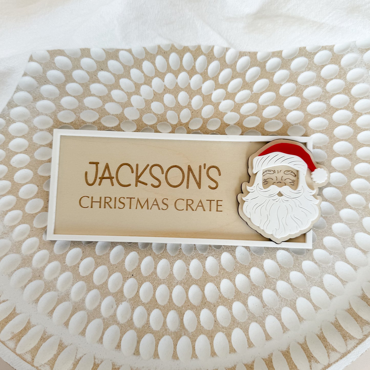 Christmas Crate Plaque