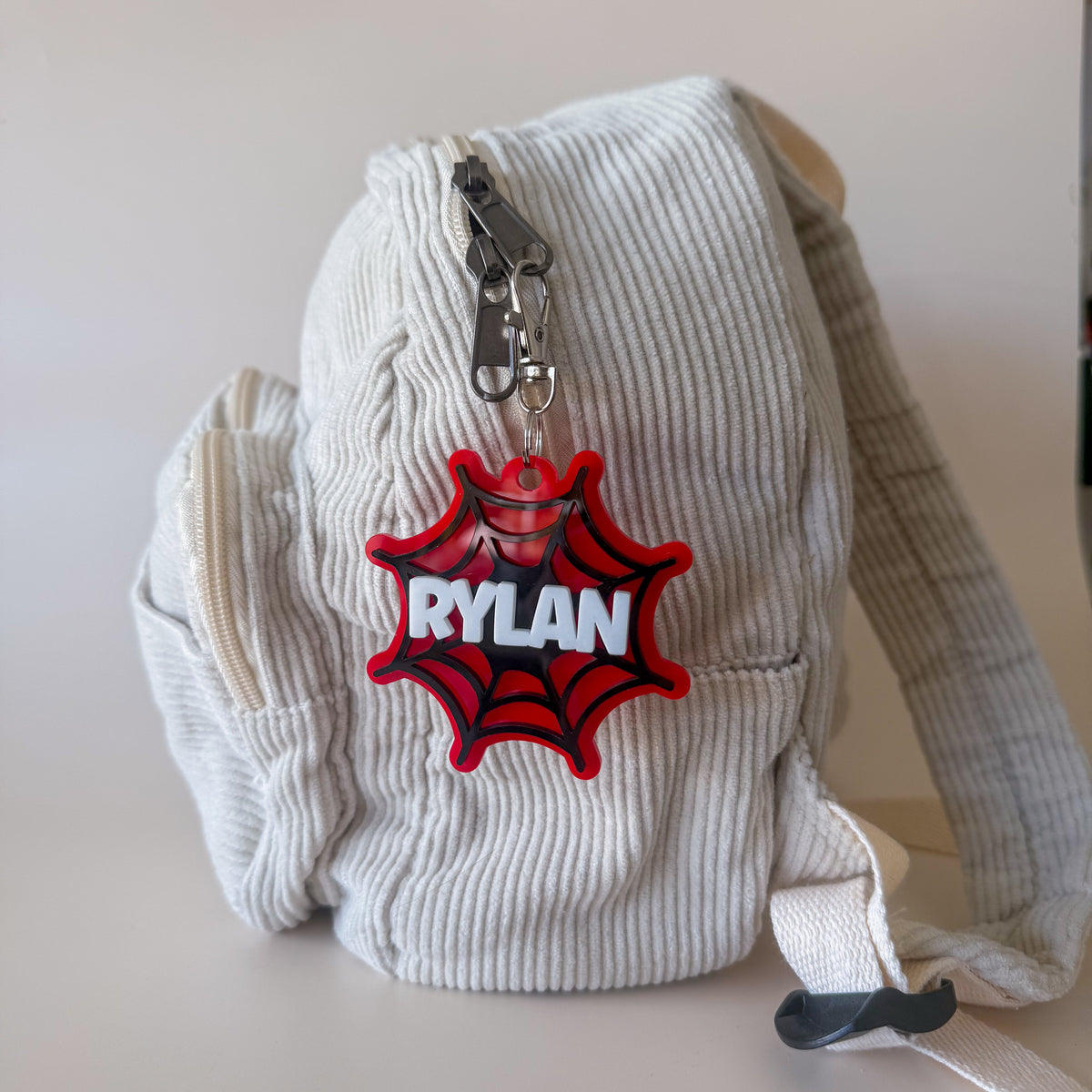 Spider Personalised Bag Tag