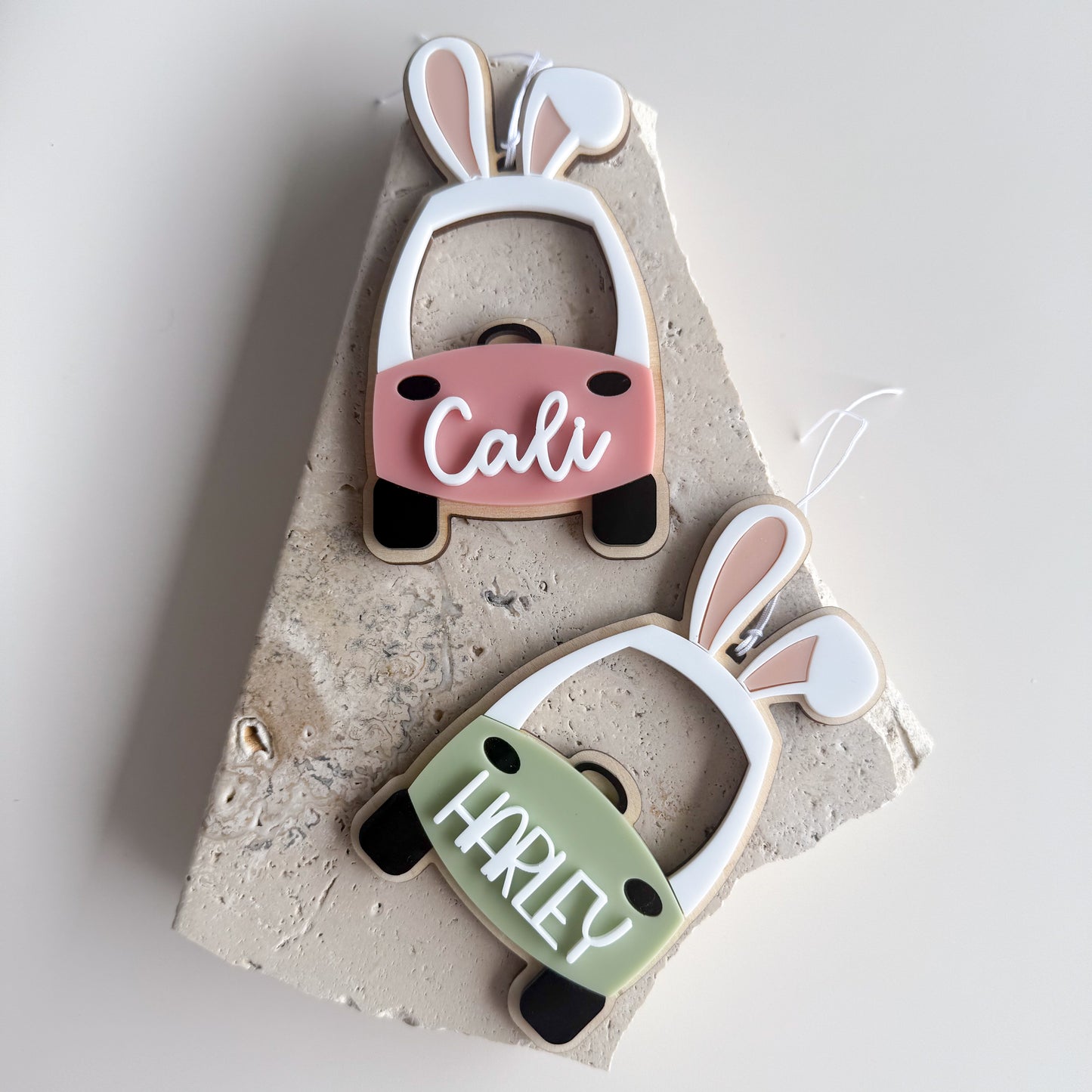 Cozy Car Easter Basket Tag