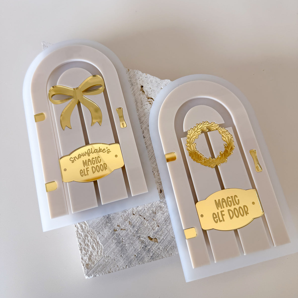 Magic Elf Christmas Door