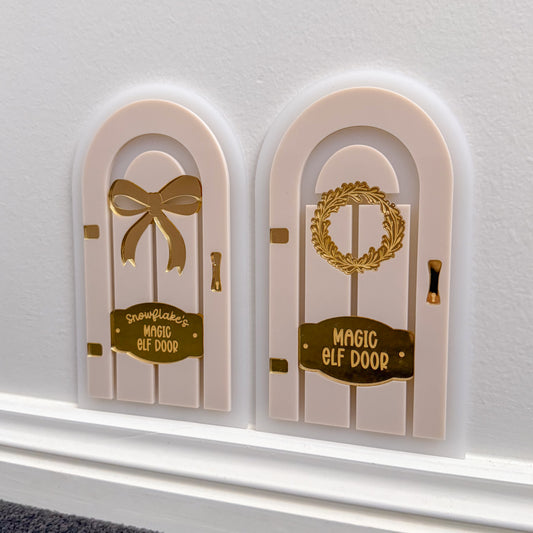 Magic Elf Christmas Door