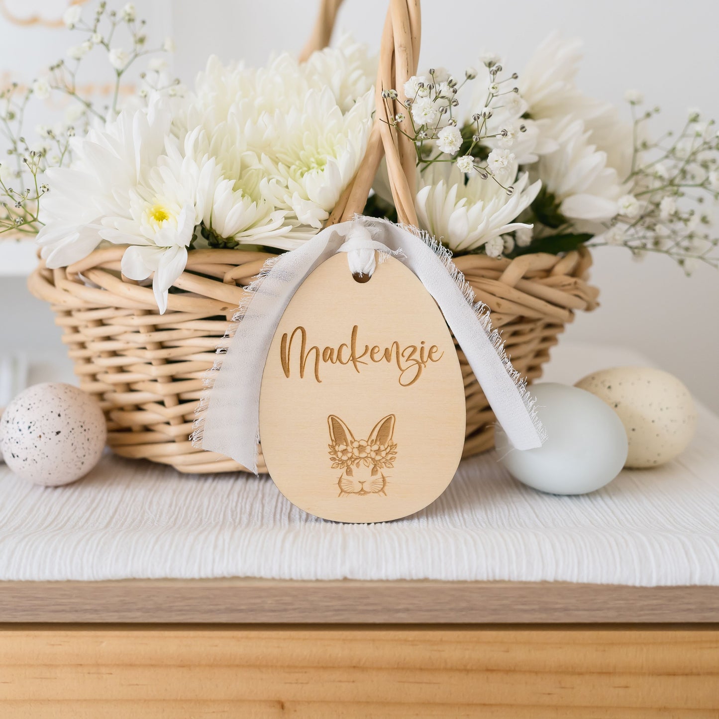 Engraved Easter Basket Tag