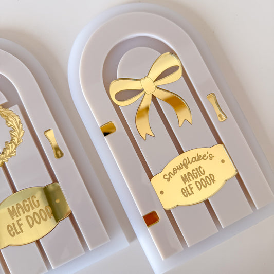 Magic Elf Christmas Door