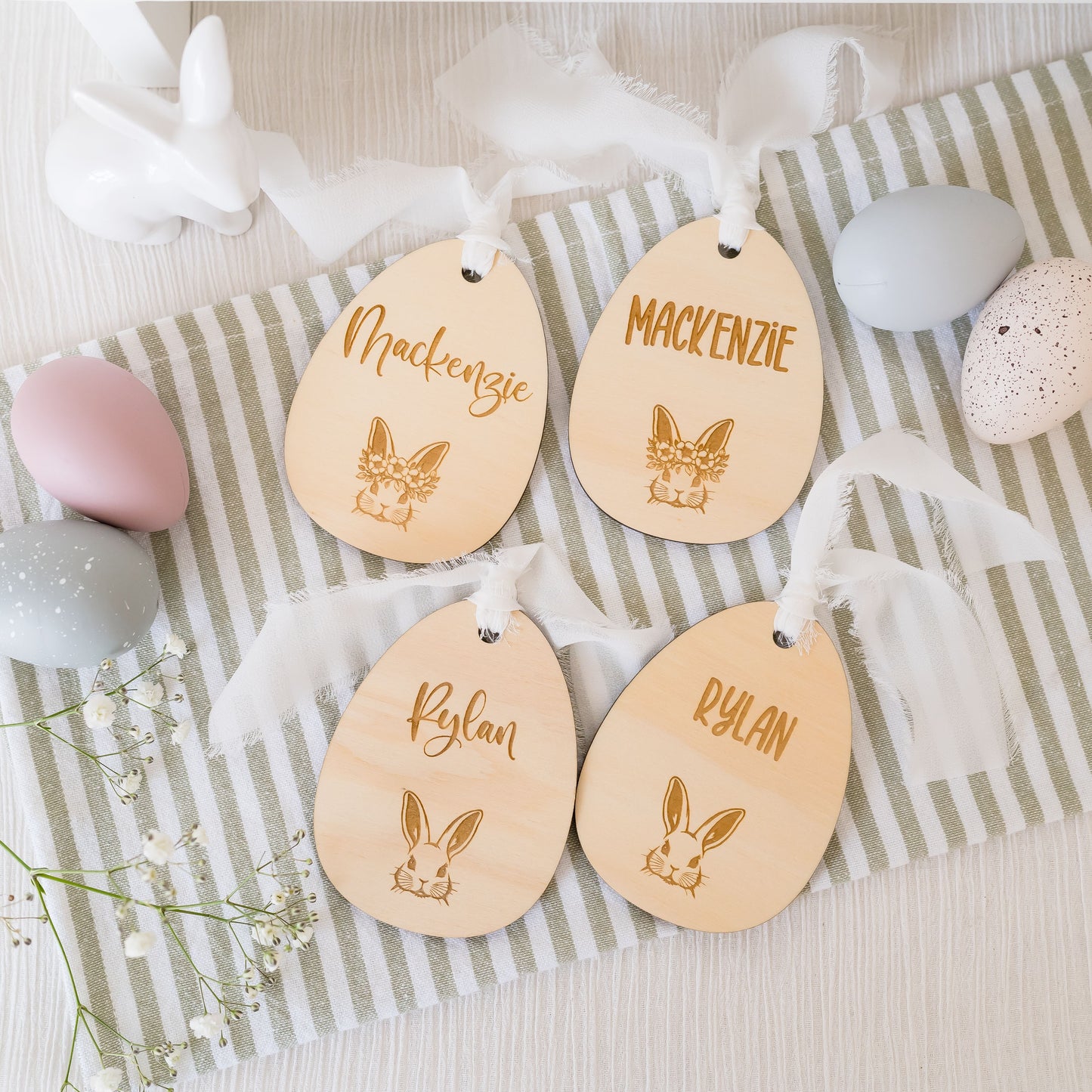 Engraved Easter Basket Tag