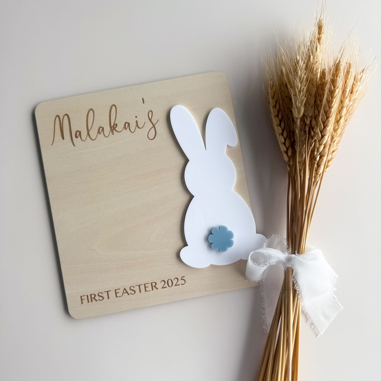 My First Easter Handprint Plaque