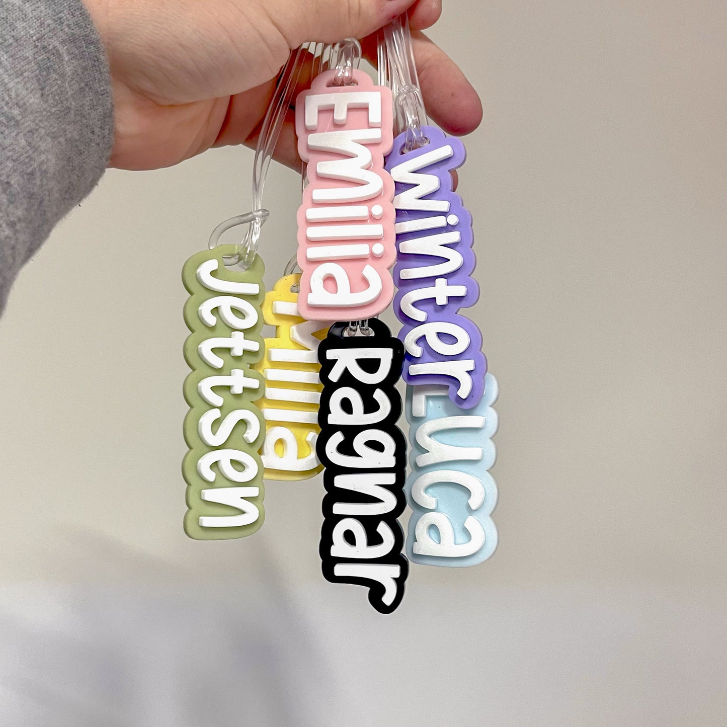 3D Personalised Name Bag Tag