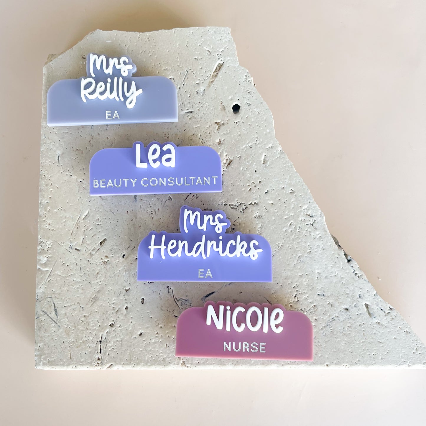 Personalised Magnetic Name Badge