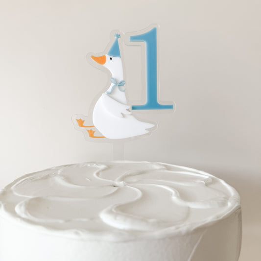 Silly Goose Cake Topper