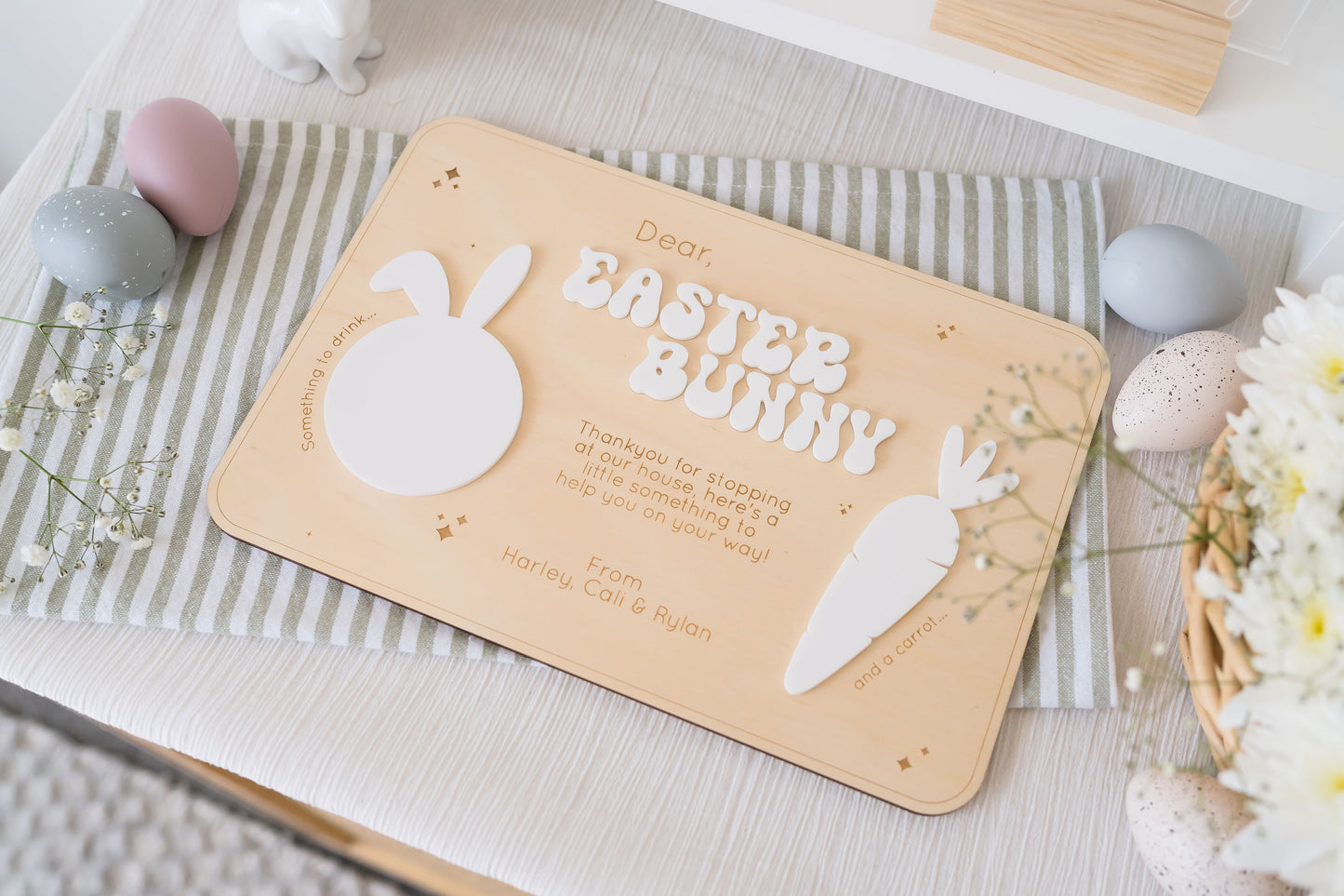 Easter Bunny Treat Board