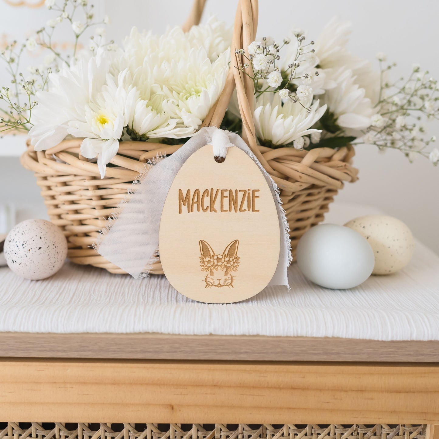 Engraved Easter Basket Tag