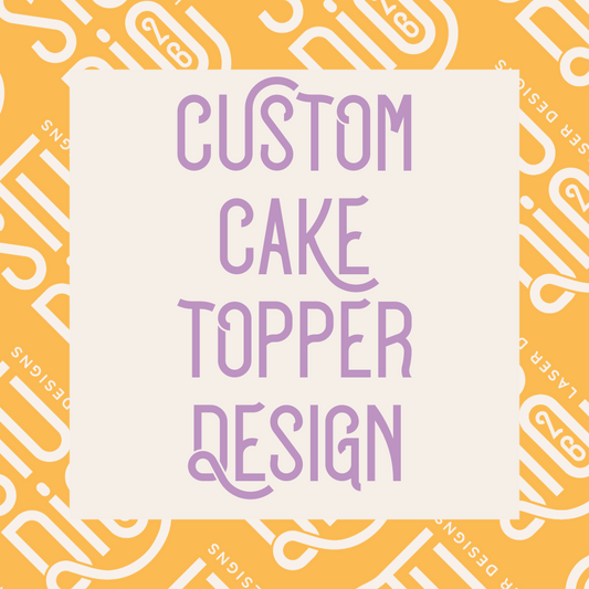 Custom Cake Topper Design Charge