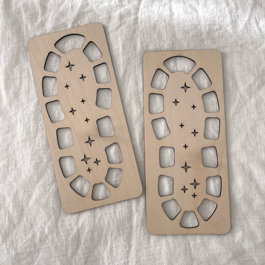 Santa Boot Footprint Stencil