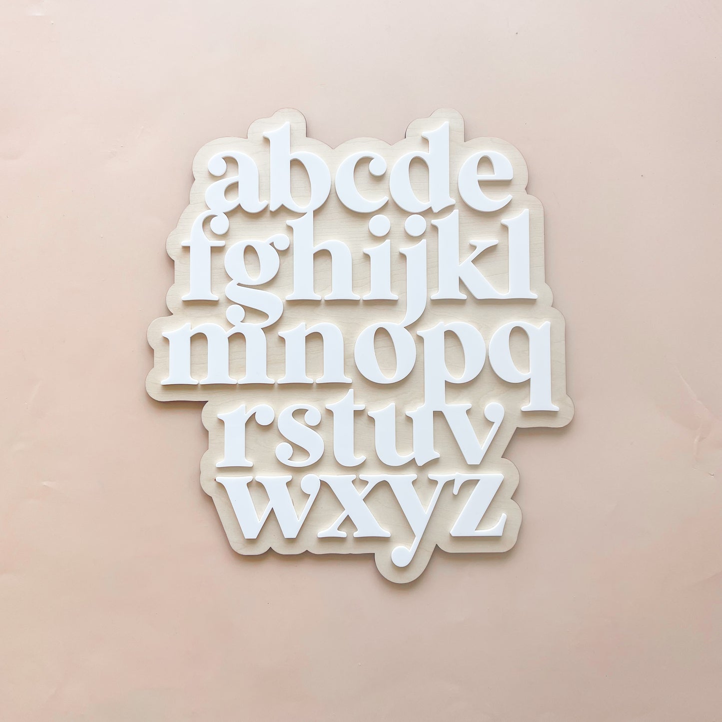 Alphabet Wall Sign