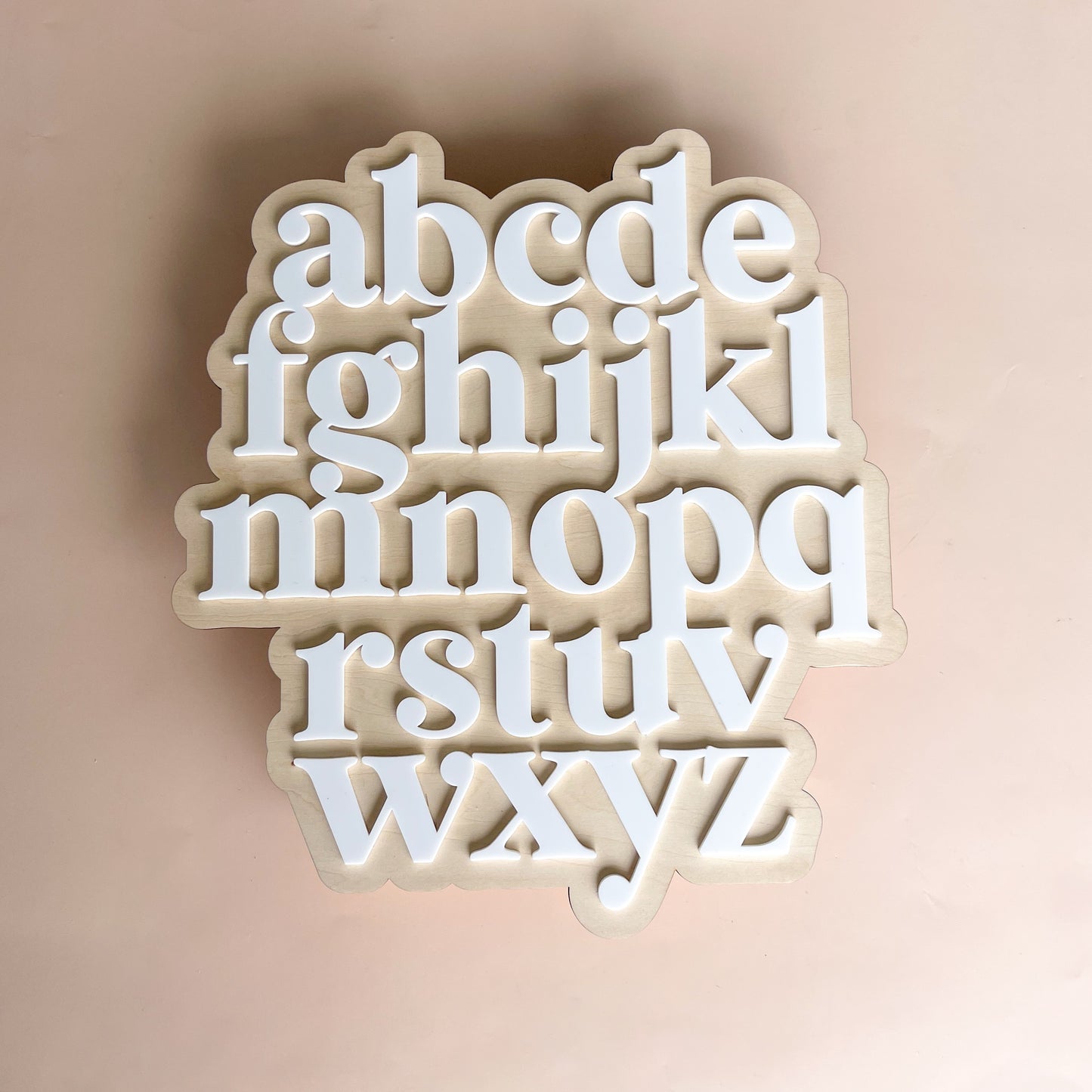 Alphabet Wall Sign