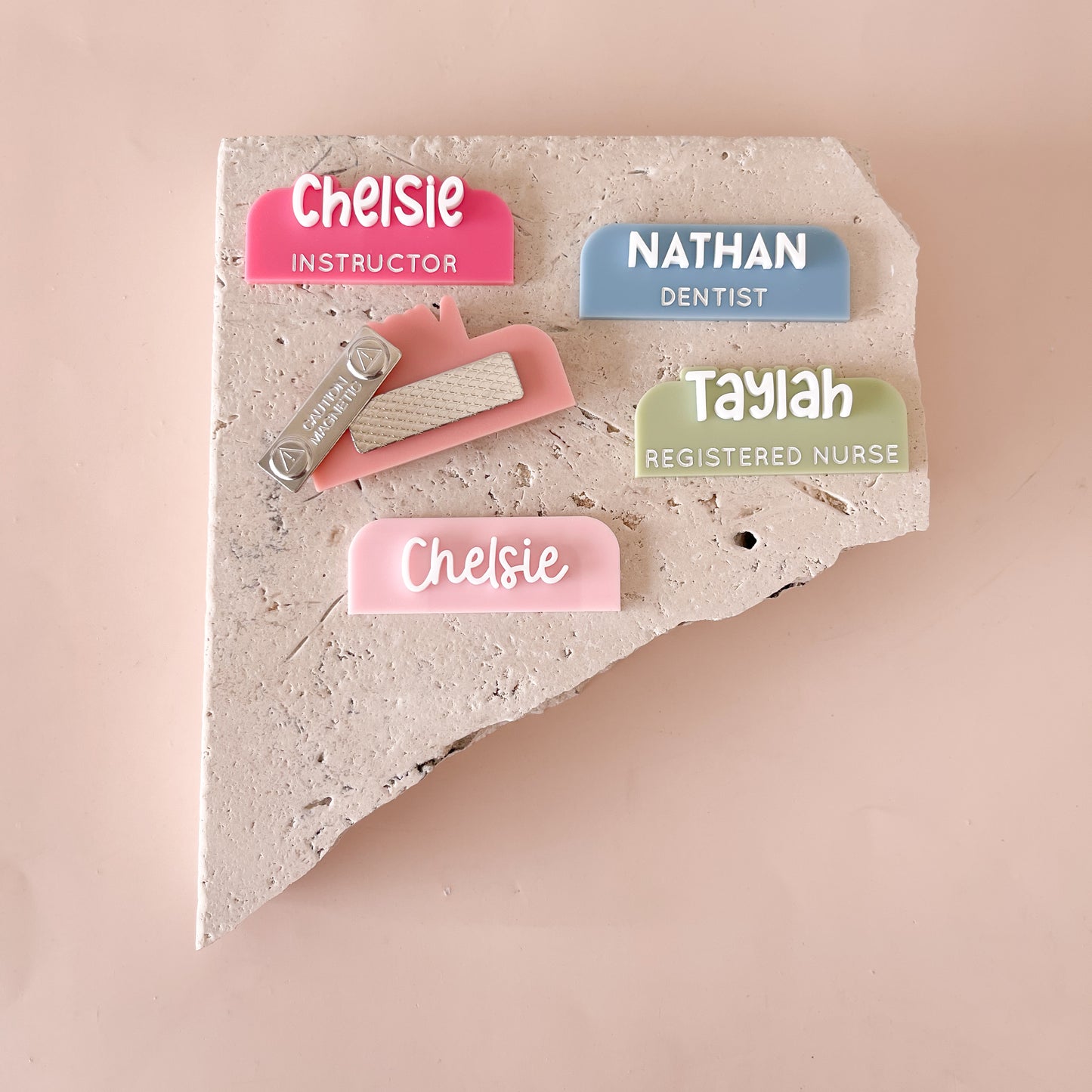 Personalised Magnetic Name Badge