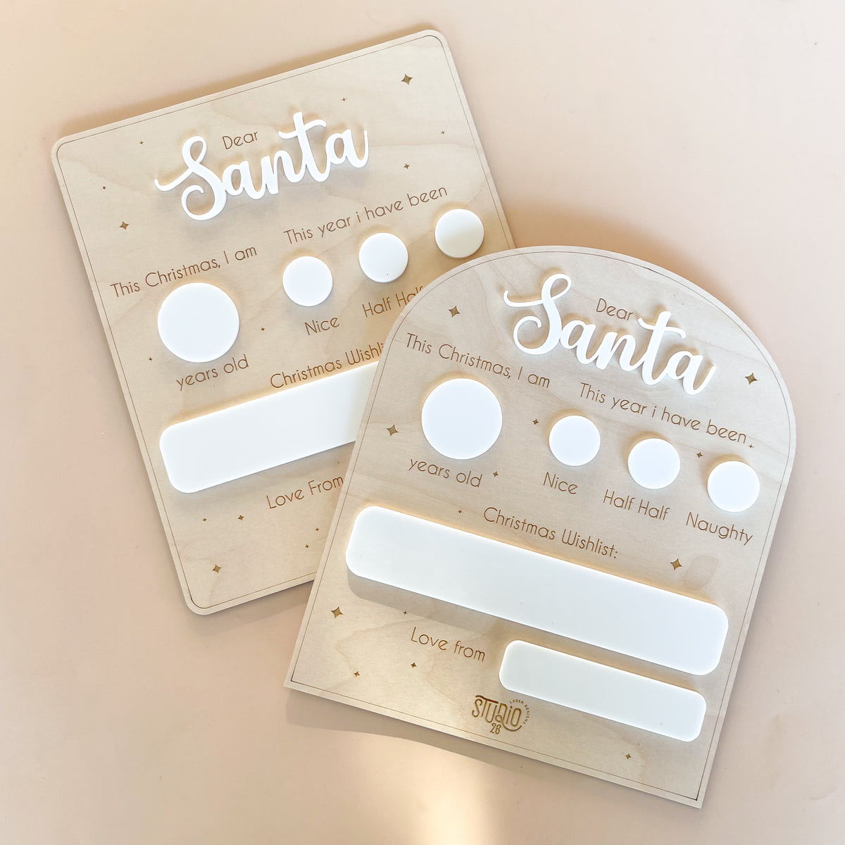 Letter to Santa Board Rectangle – Studio 26 Laser Designs