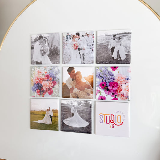 Custom Square Photo Magnets