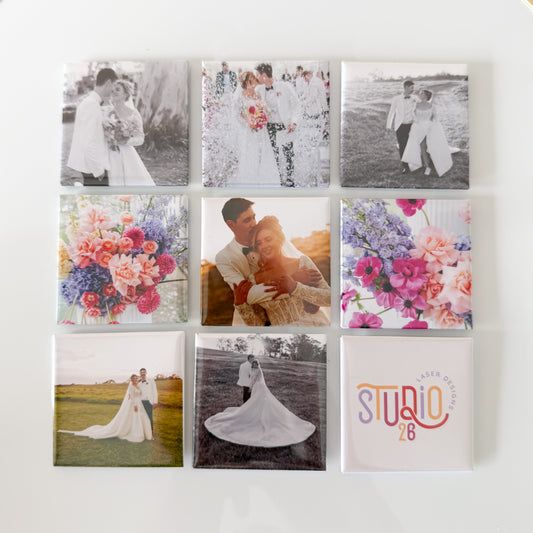 Custom Square Photo Magnets