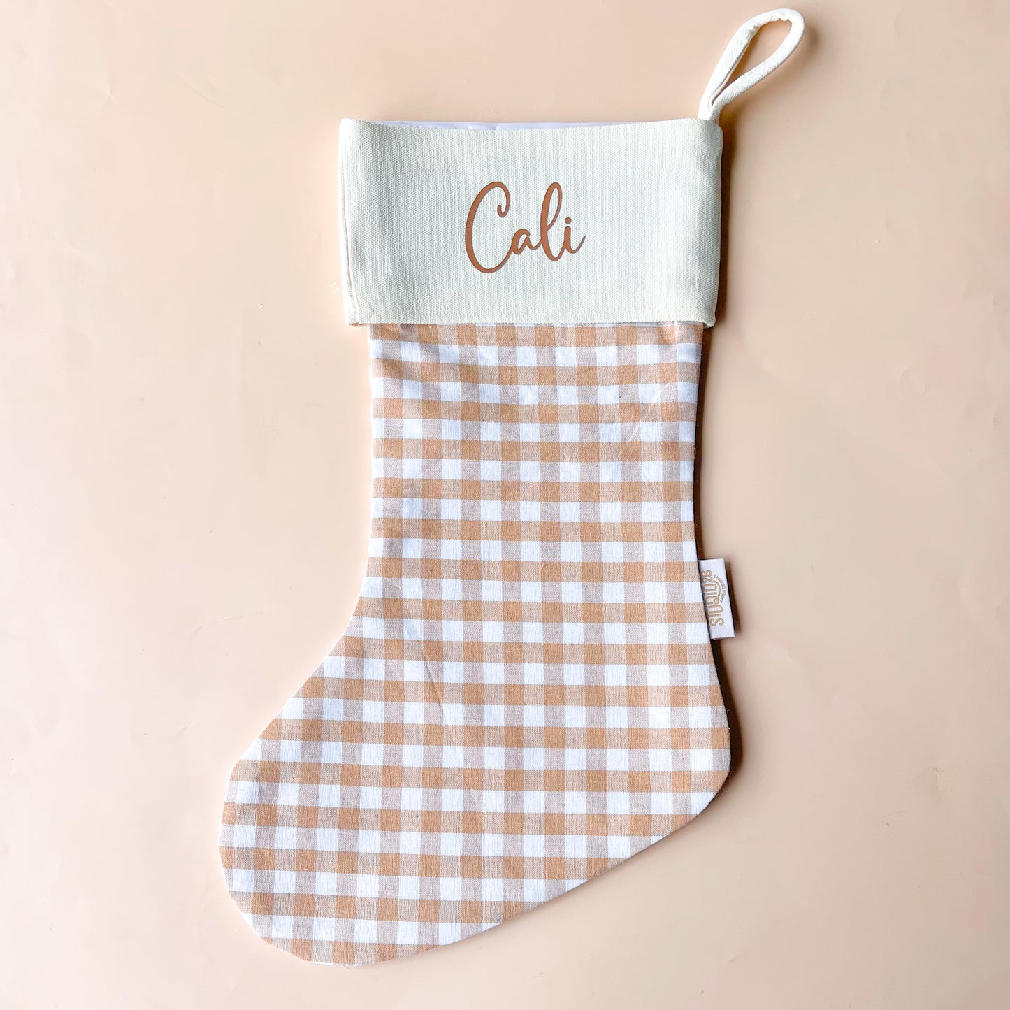 Christmas Stocking - Gingham