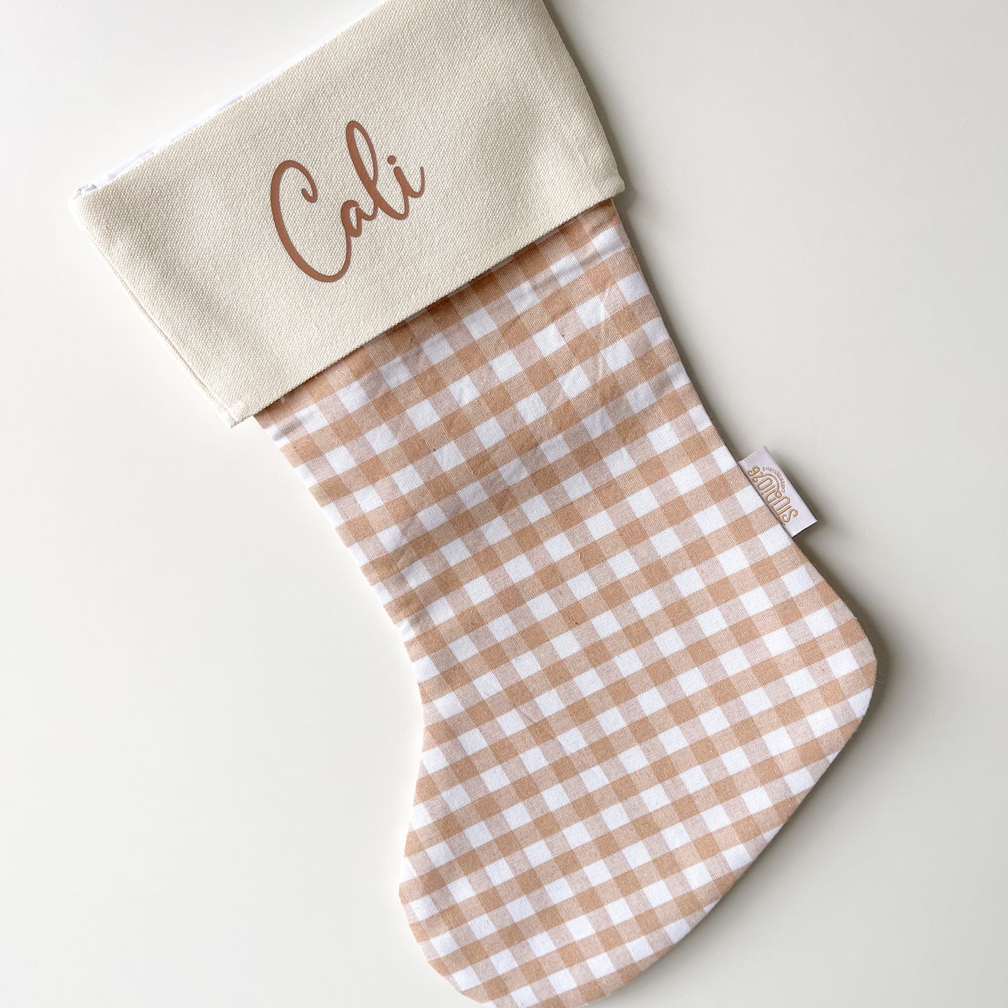 Christmas Stocking - Gingham