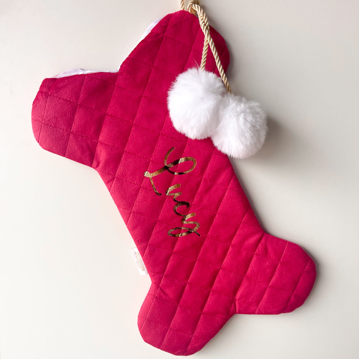 Christmas Stocking - Dog Cat Velvet