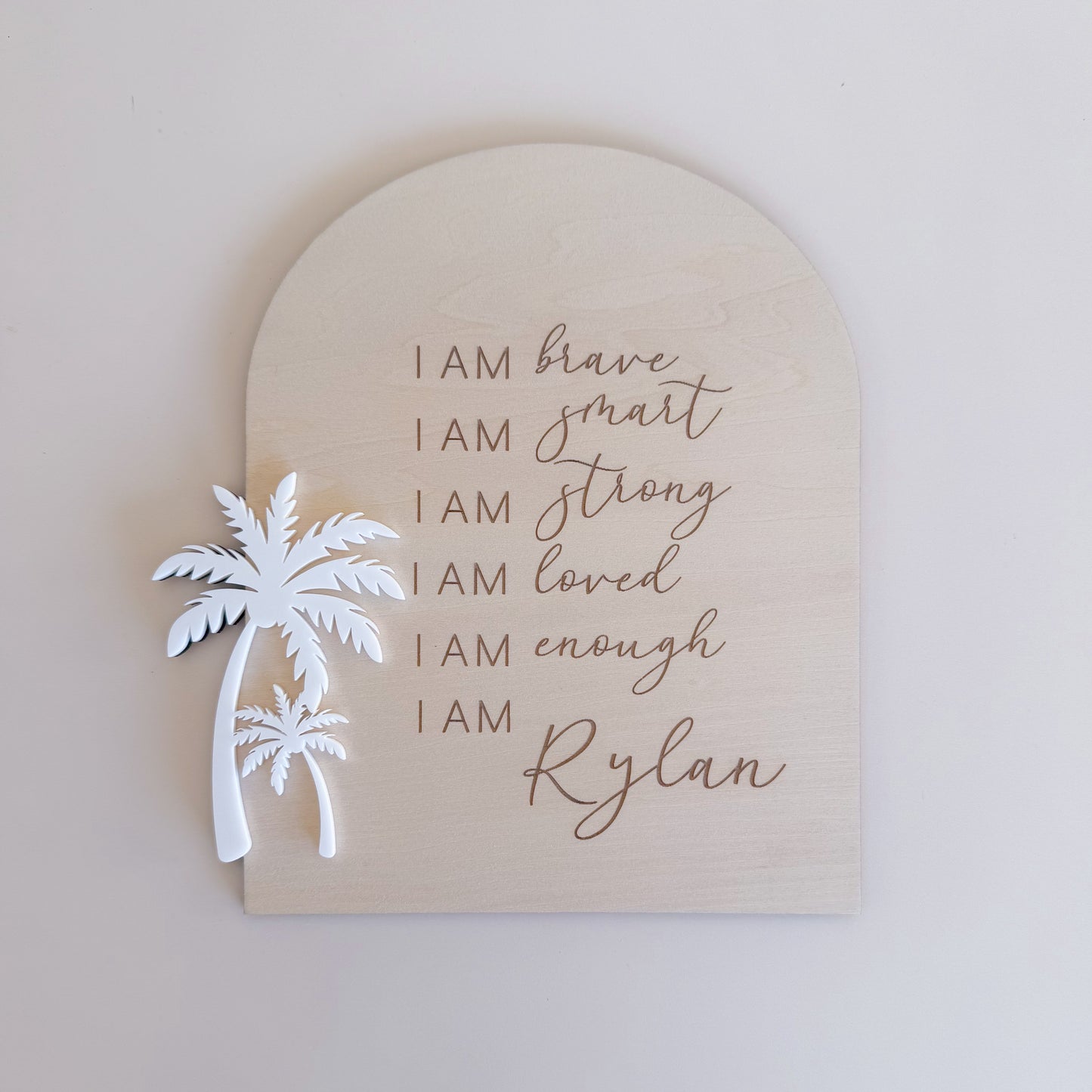 Personalised Affirmation Plaque