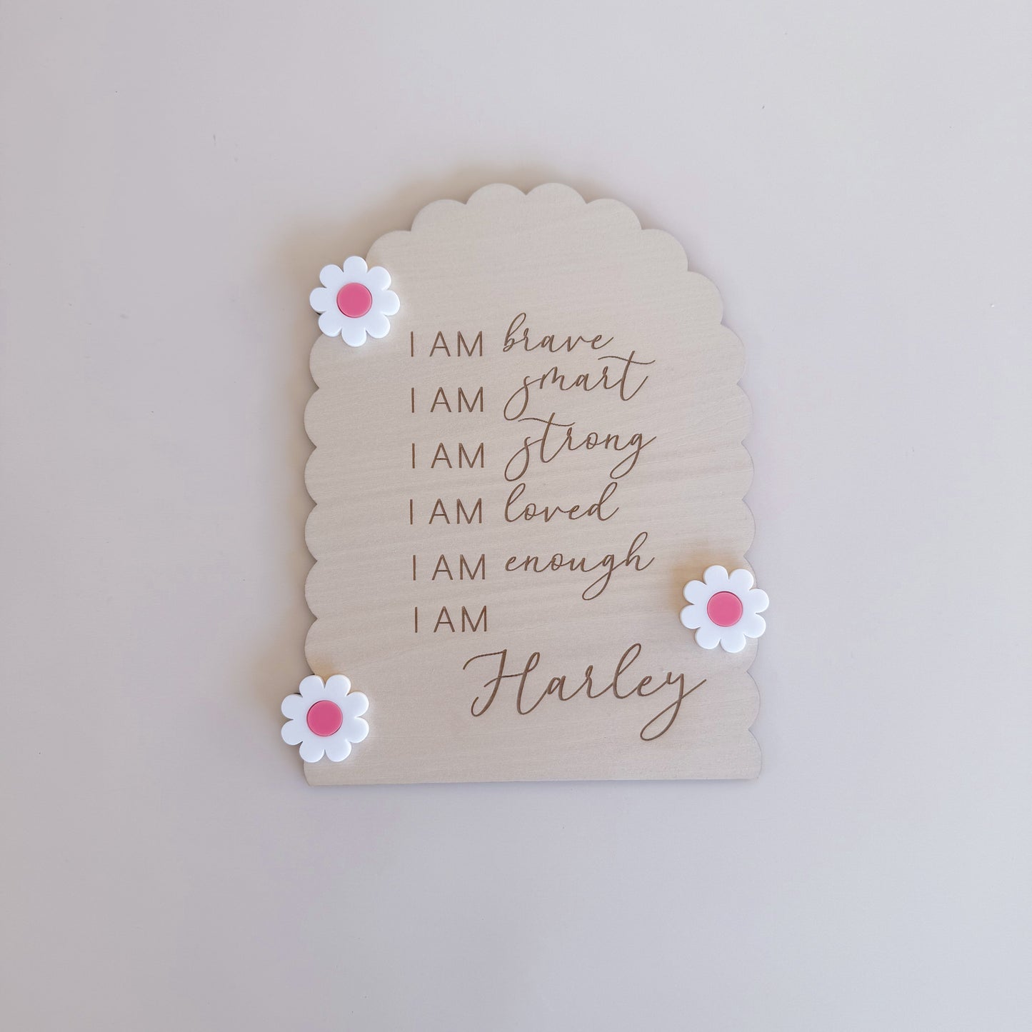Personalised Affirmation Plaque