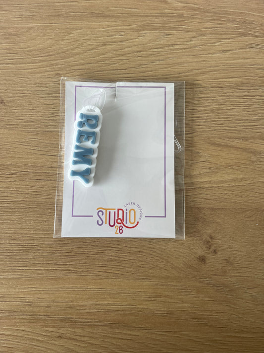 Bag Tag Bubble - Remy Navy - Sample