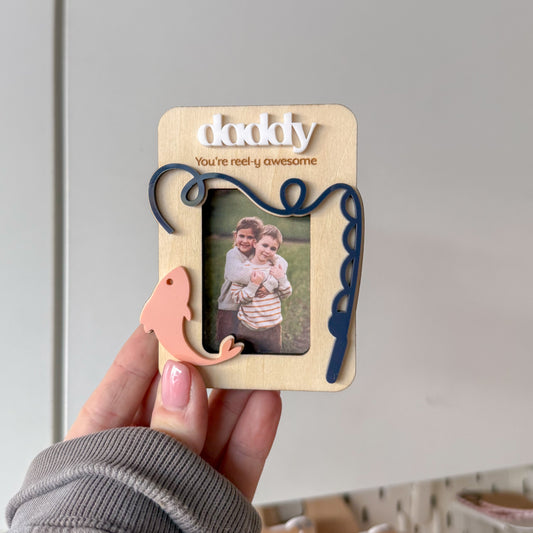 Father's Day 'Reel-y Awesome' Fridge Magnet