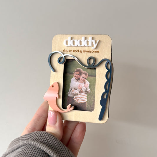 Father's Day 'Reel-y Awesome' Fridge Magnet