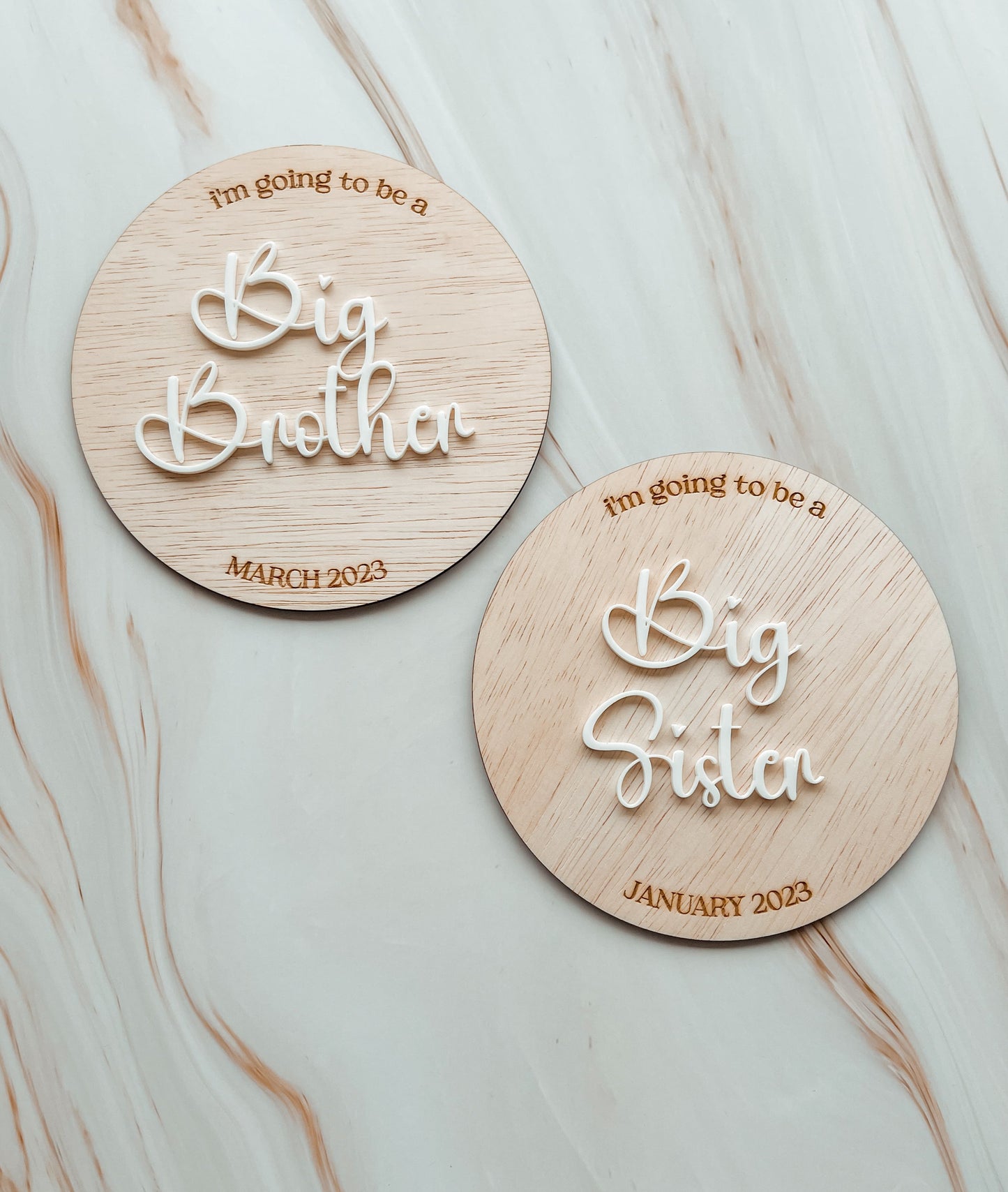 Big Sister Pregnancy Announcement Plaque