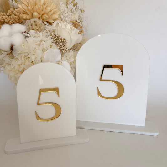 Acrylic Event Table Number Signs