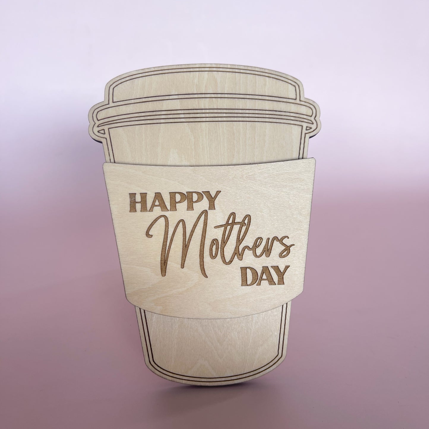 Mother's Day Coffee Cup Gift Card Holder