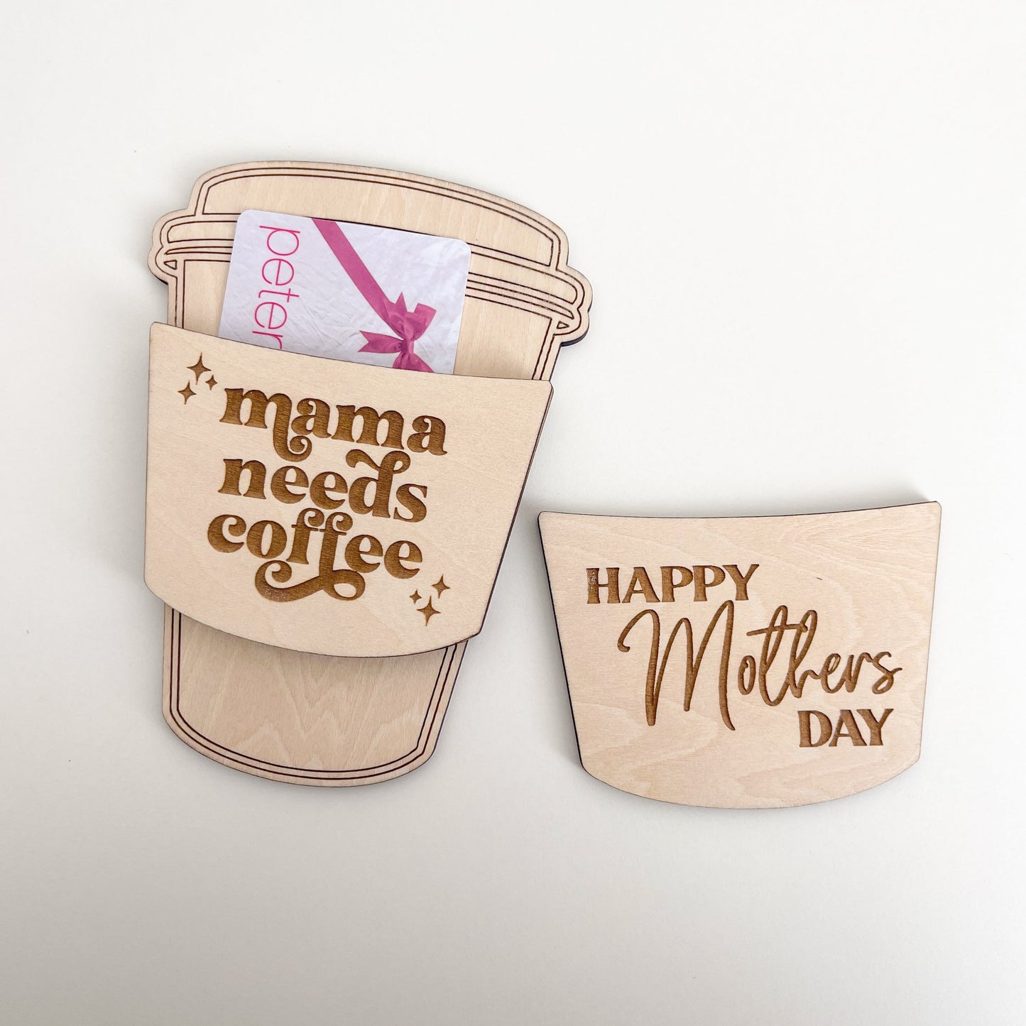 Mother's Day Coffee Cup Gift Card Holder