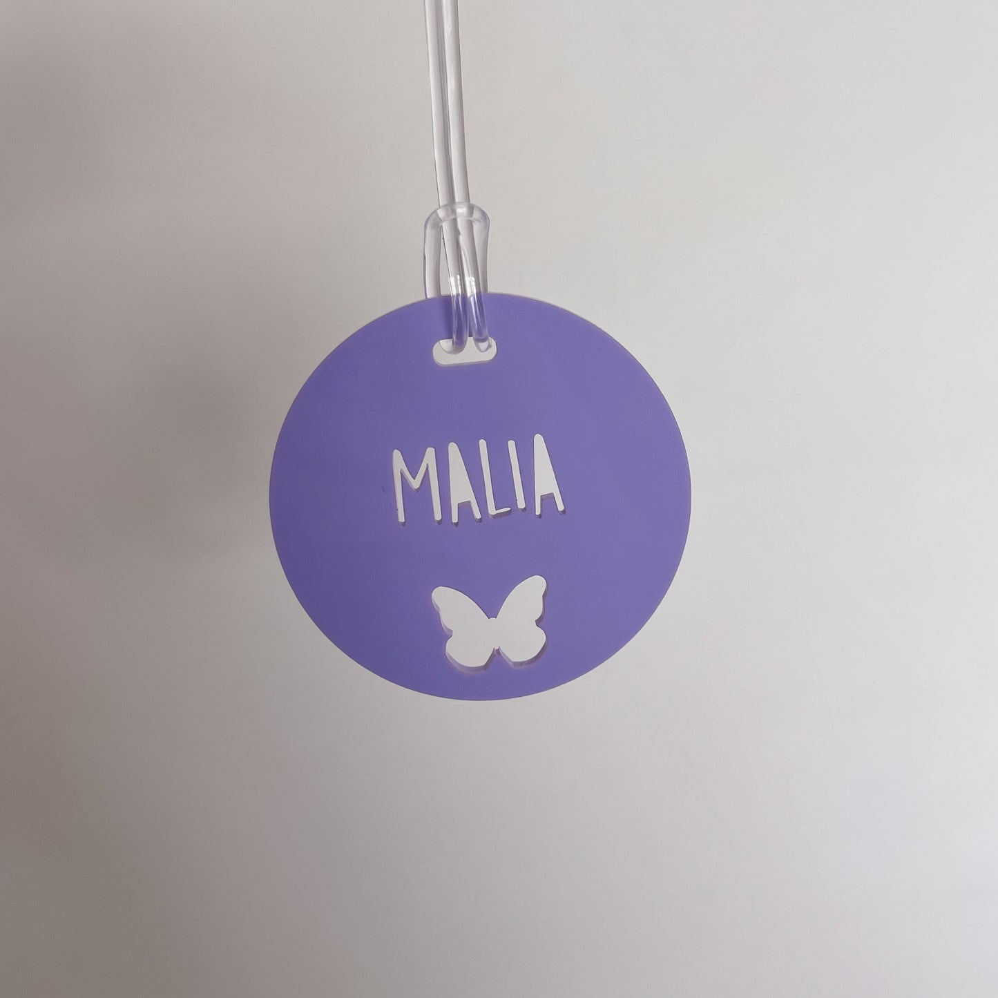 Circle Personalised Bag Tag