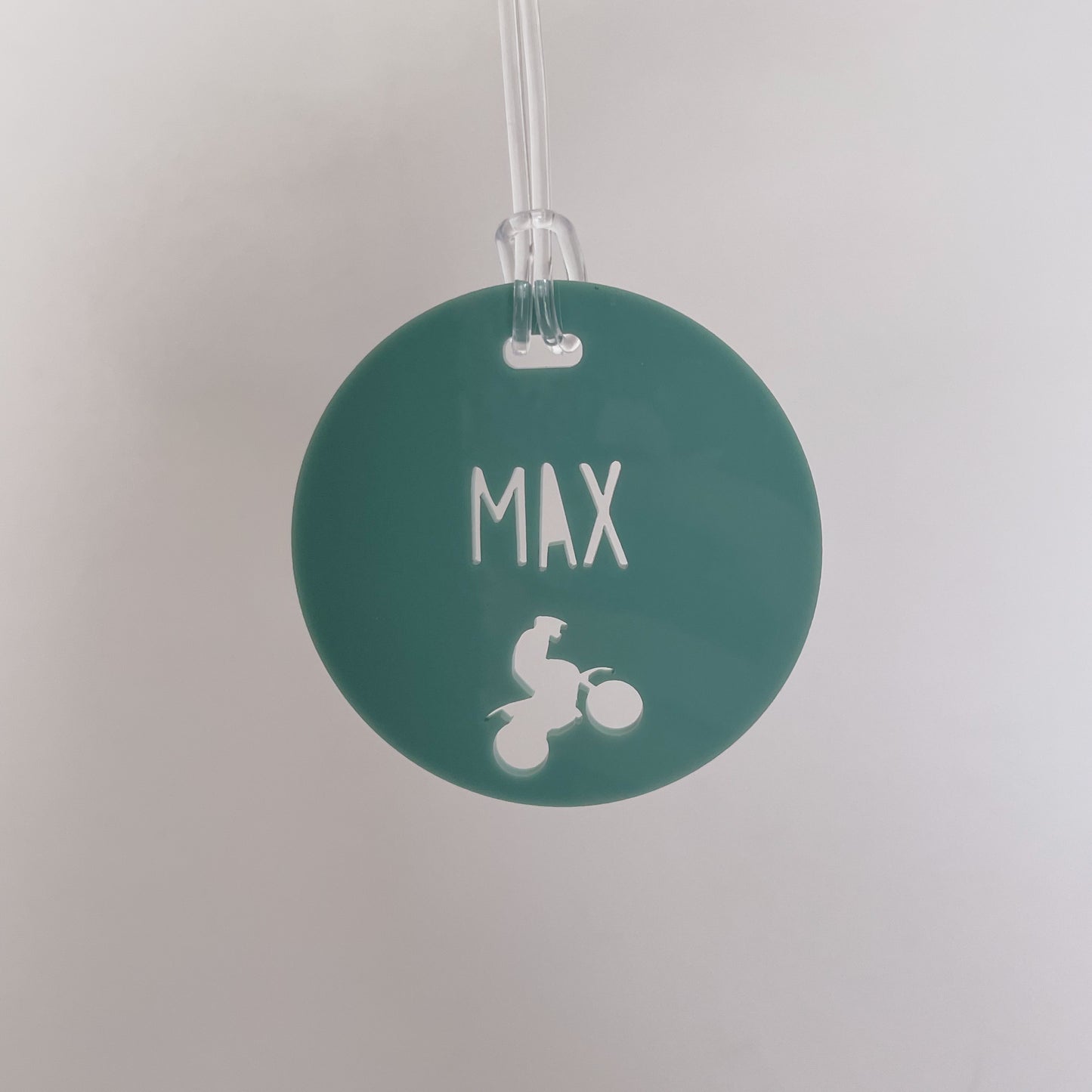 Circle Personalised Bag Tag