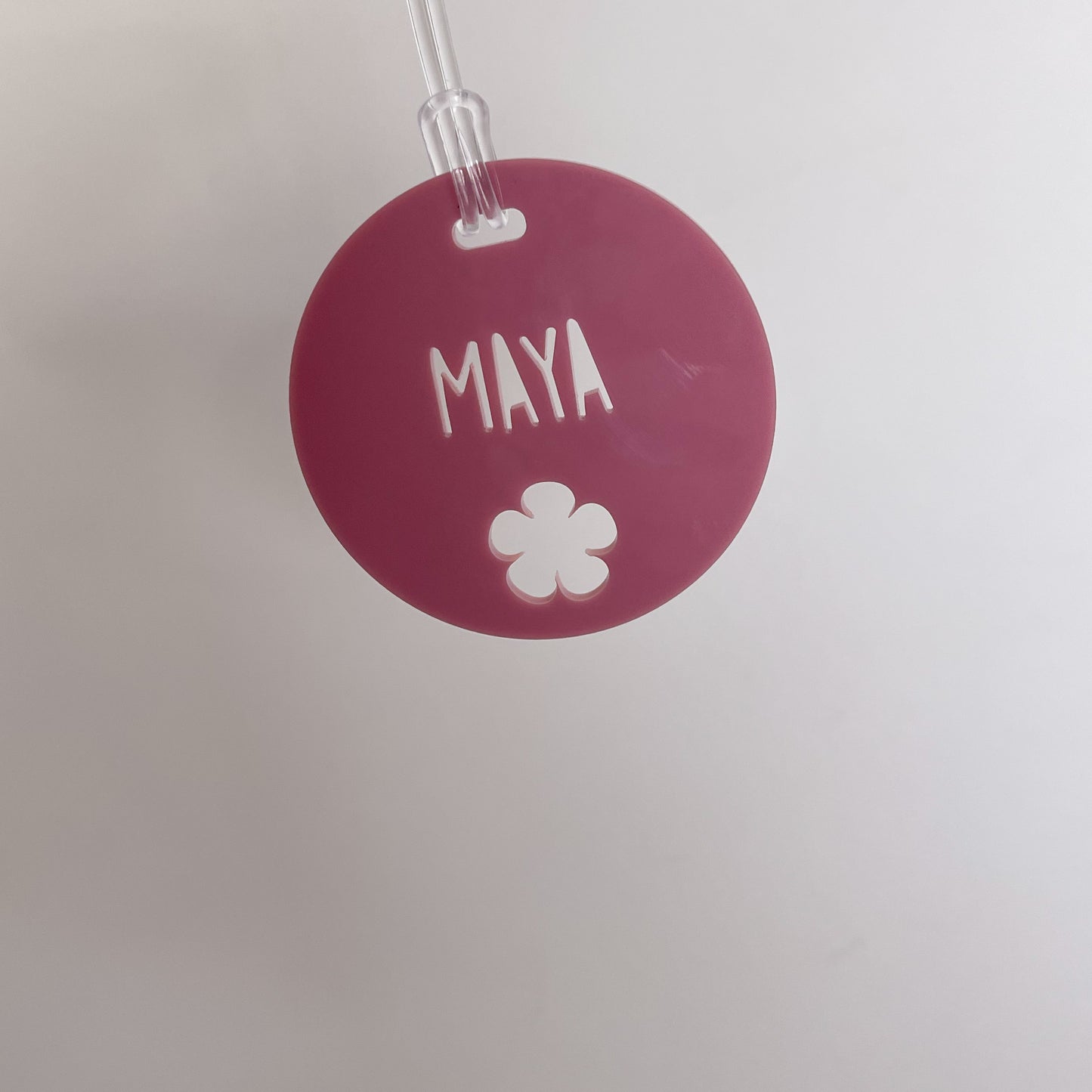 Circle Personalised Bag Tag