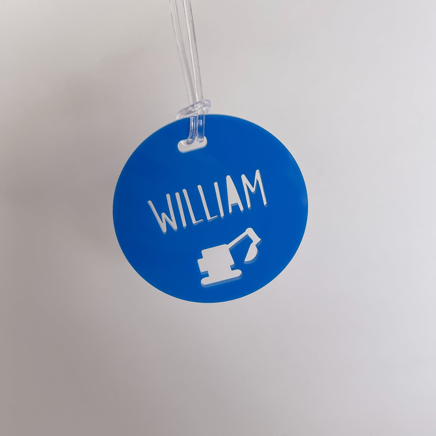 Circle Personalised Bag Tag