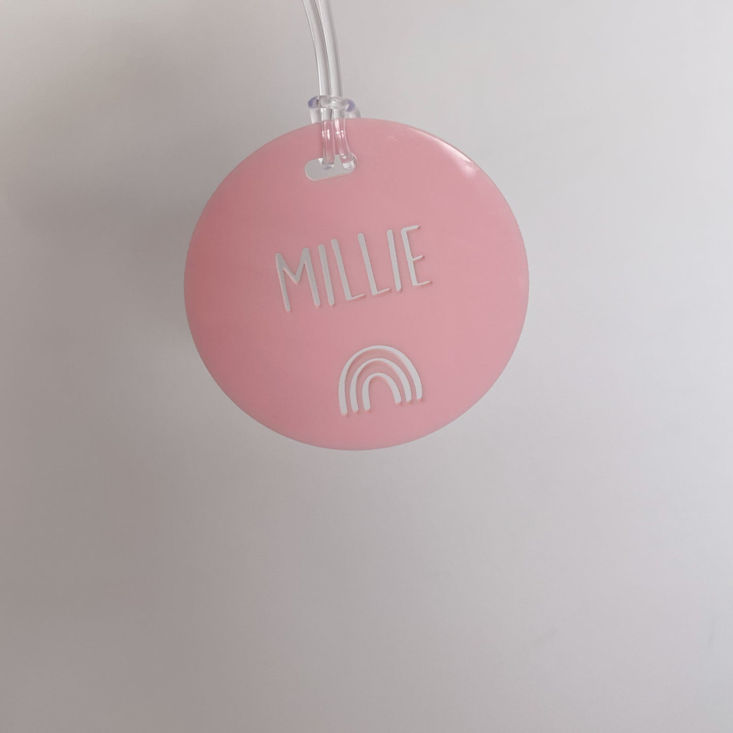 Circle Personalised Bag Tag